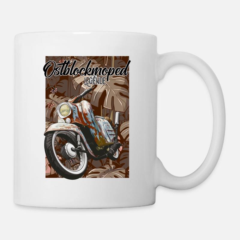 Schwalbe Tuning (Rost) // Illustration - Tasse - Weiß