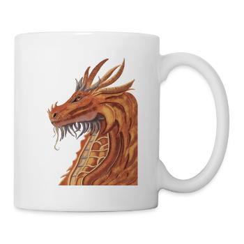 Dragon - Tasse - Weiß - Rechts