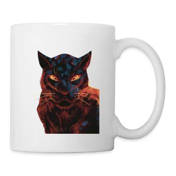 Panther - Tasse - Weiß - Rechts