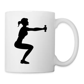 lady fitness - Tasse - Weiß - Rechts