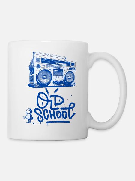 Vieille école - Mug blanc - blanc