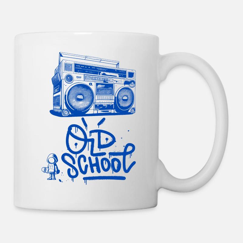 Old School - Mug - white