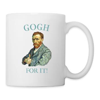 Gogh for it! Funny Van Gogh Joke - Mug - white - Right
