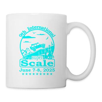 logo2025 cyan - Tasse - Weiß - Rechts