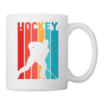 Hockey 2 Tshirts PR t-shirt - Mug blanc - blanc - Droite
