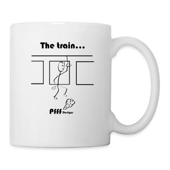 The train Pfff - Tasse - Weiß - Rechts