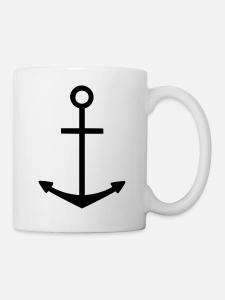 Anker - Tasse - Weiß
