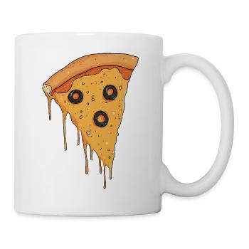 Pizza Slice - Olives - Mug - white - Right