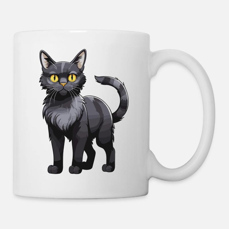 Katze Tier - Tasse - Weiß
