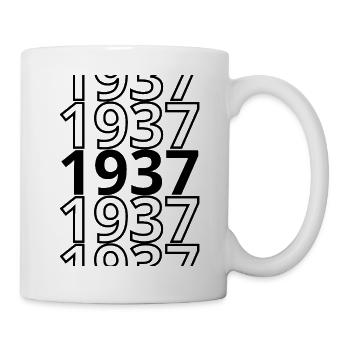 1937 1937 1937 - Mug blanc - blanc - Droite