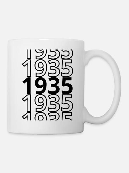 1935 1935 1935 - Tasse - Weiß
