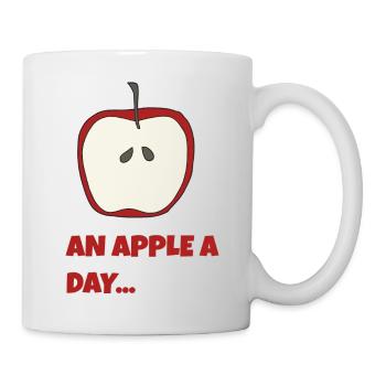 an apple - Tasse - Weiß - Rechts