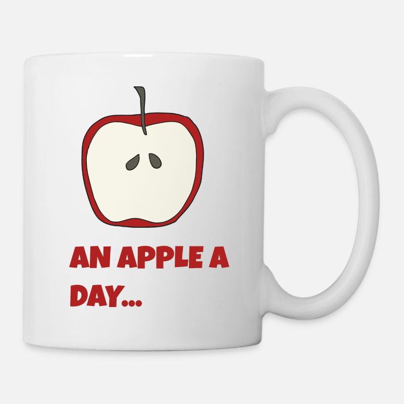 an apple - Tasse - Weiß