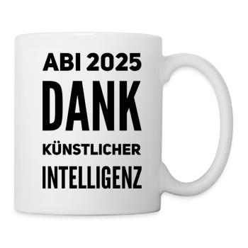 Abi Spruch - Tasse - Weiß - Rechts