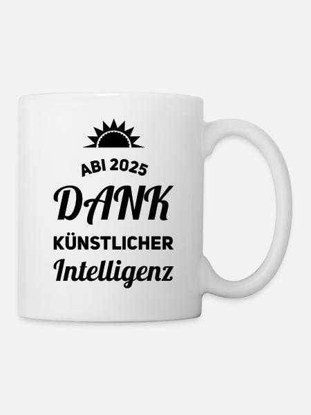 ABI Spruch 2025 - Tasse - Weiß