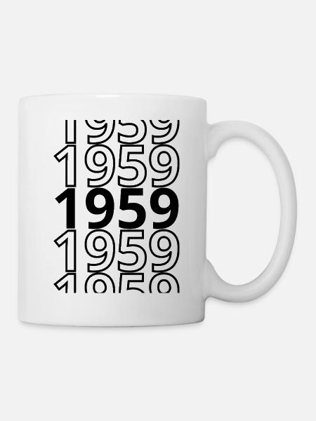 1959 1959 1959 - Tasse - Weiß