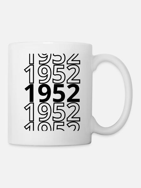 1952 1952 1952 - Tasse - Weiß