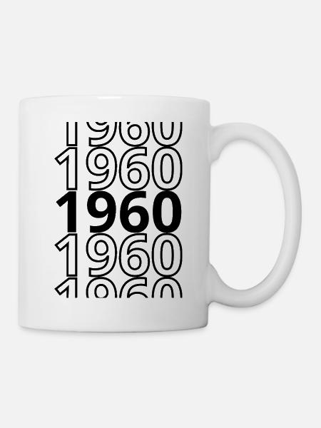 1960 1960 1960 - Tasse - Weiß