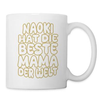 Naoki als Spruch - Tasse - Weiß - Rechts