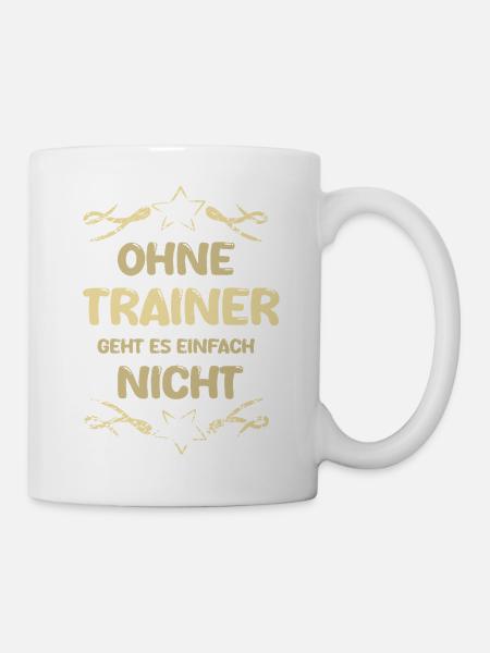 Trainer Trainer - Tasse - Weiß
