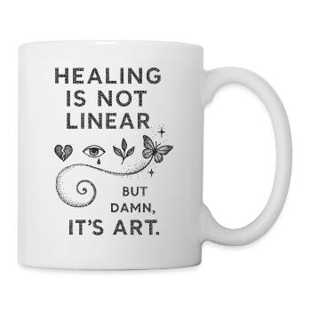 Healing Statement - Tasse - Weiß - Rechts
