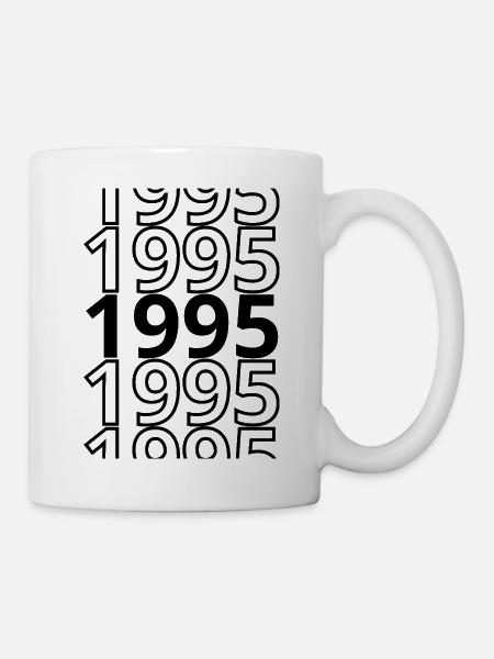 1995 1995 1995 - Tasse - Weiß