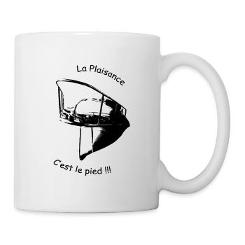 La Plaisance c'est le pied !!! - Mug blanc - blanc - Droite