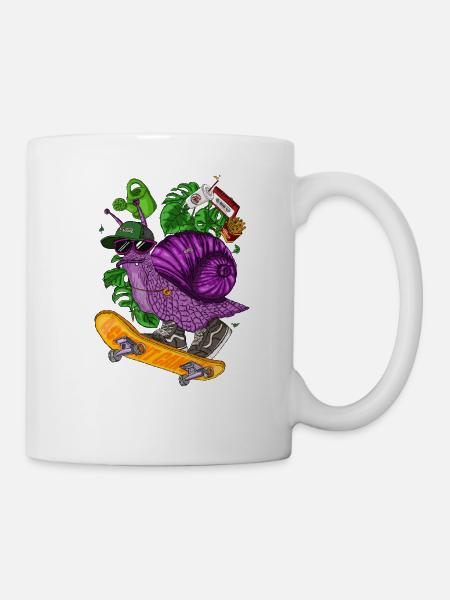 Snail - Tasse - Weiß