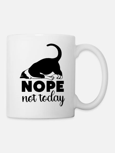 nö, heute nicht - Tasse - Weiß