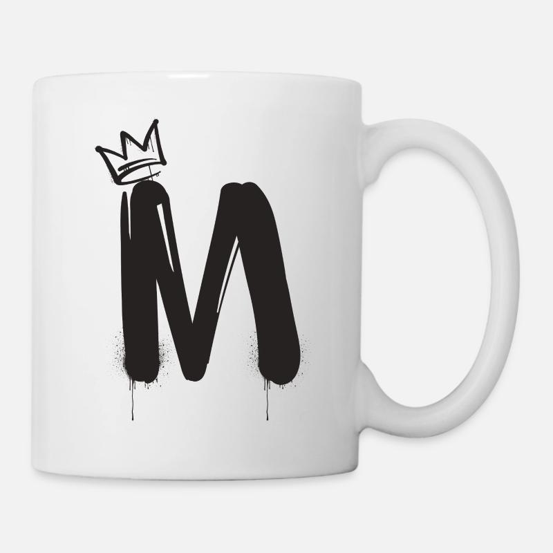 M - Tasse - Weiß