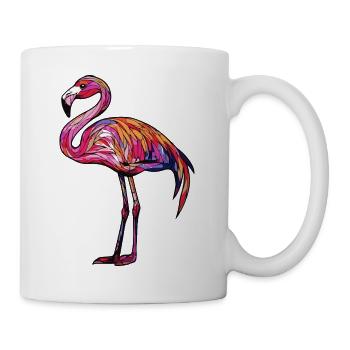 Flamant - Mug blanc - blanc - Droite