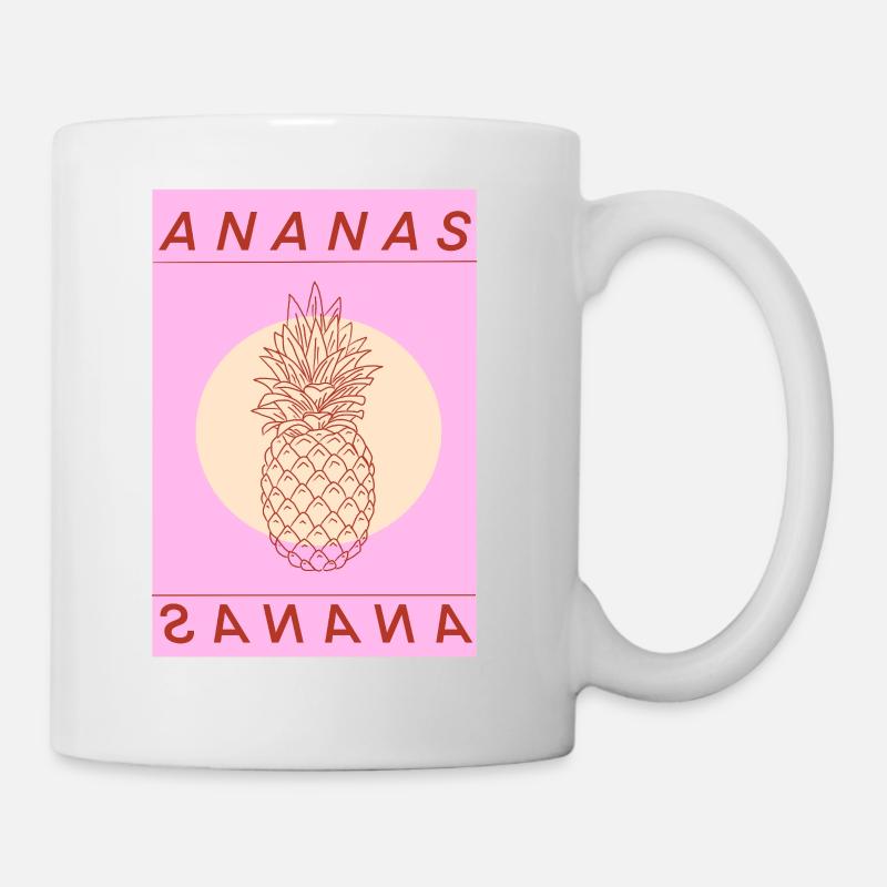 Ananas 3 - Mug blanc - blanc