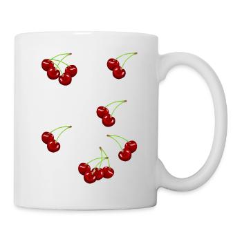 80s 90s Cherry Fruit Fruit Fruit - Mug - white - Right