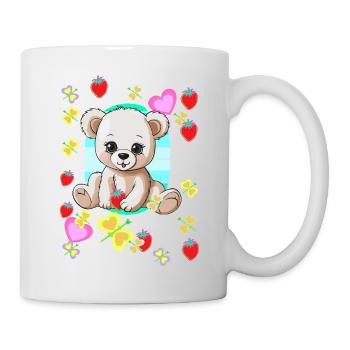 années 80 années 90 Teddy Bear Ours Ours Enfants Enfant - Mug blanc - blanc - Droite