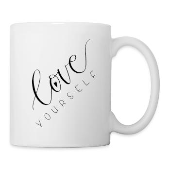 Love Yourself - Tasse - Weiß - Rechts