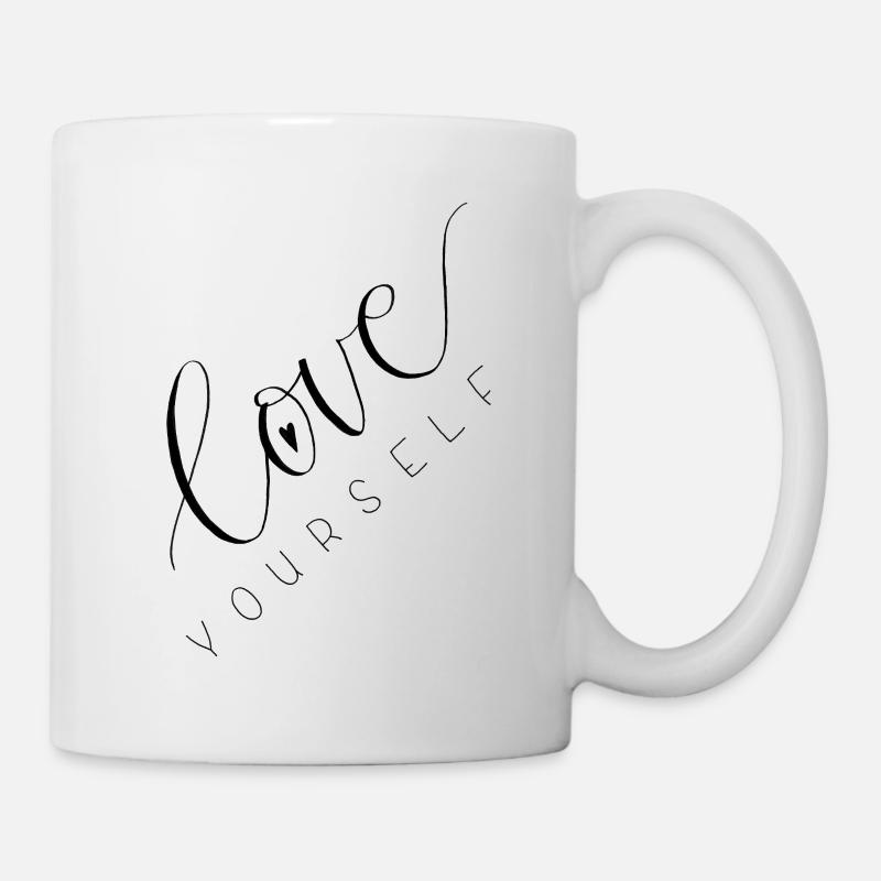 Love Yourself - Tasse - Weiß
