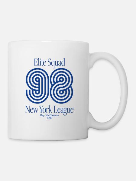 Elite Squad 98 – New York League Retro Streetwear - Tasse - Weiß