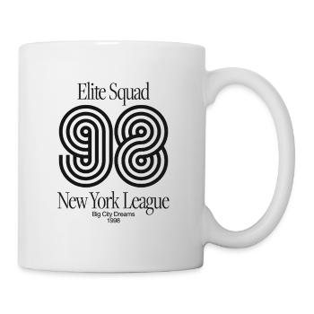 Elite Squad 98 – New York League Retro Streetwear - Tasse - Weiß - Rechts