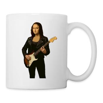 Mona Lisa rocks - Mug - white - Right