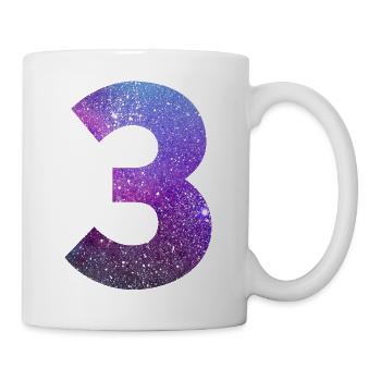 Number 3 galaxy - Mug - white - Right