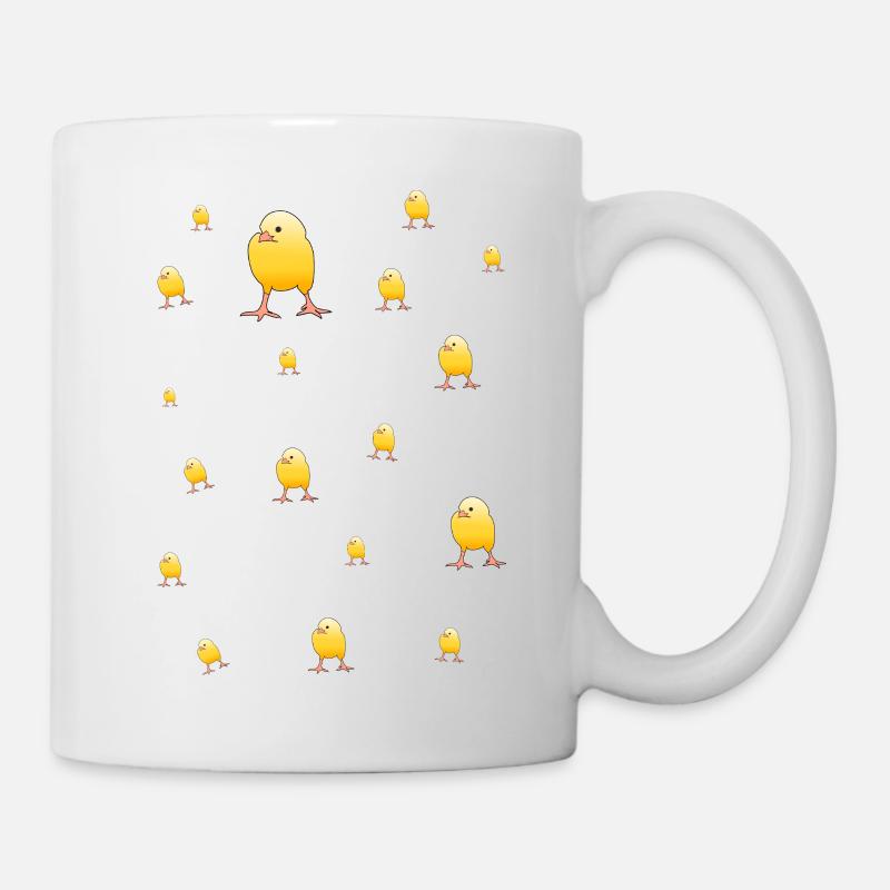 Küken Alarm - Tasse - Weiß