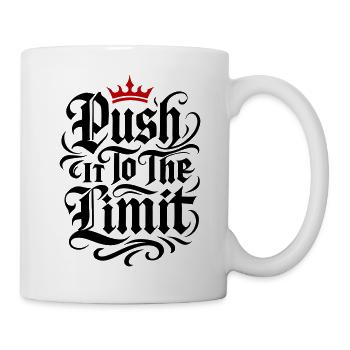 Push It To The Limit Training - Mug - white - Right