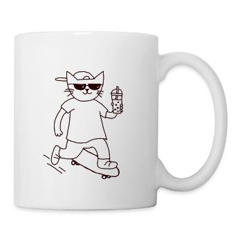 Skater Cat - Mug - white - Right