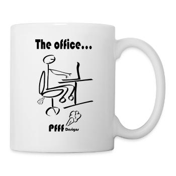 the office pfff - Tasse - Weiß - Rechts