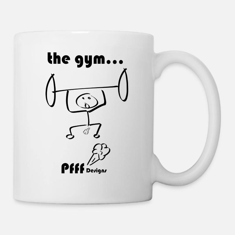 the gym pfff - Mug - white
