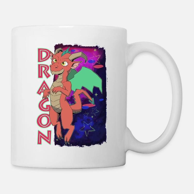 Cute Dragon - Tasse - Weiß
