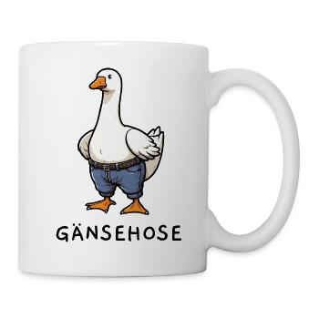 Gänsehose - Tasse - Weiß - Rechts