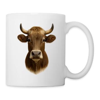 The most beautiful cow - Mug - white - Right