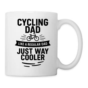Cycling dad – Cooler than average - Mug - white - Right
