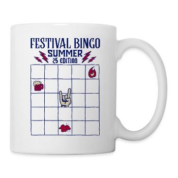 Festival Bingo Summer ’25 - Tasse - Weiß - Rechts